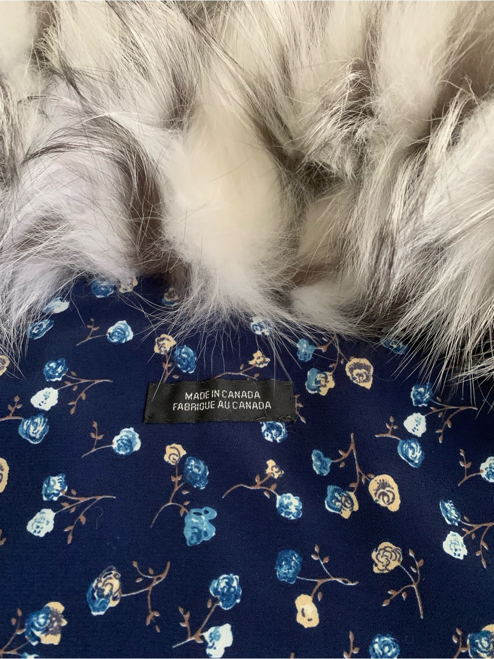 Luxury Marble Fox Fur Jacket - Women - Picture 5 of 9